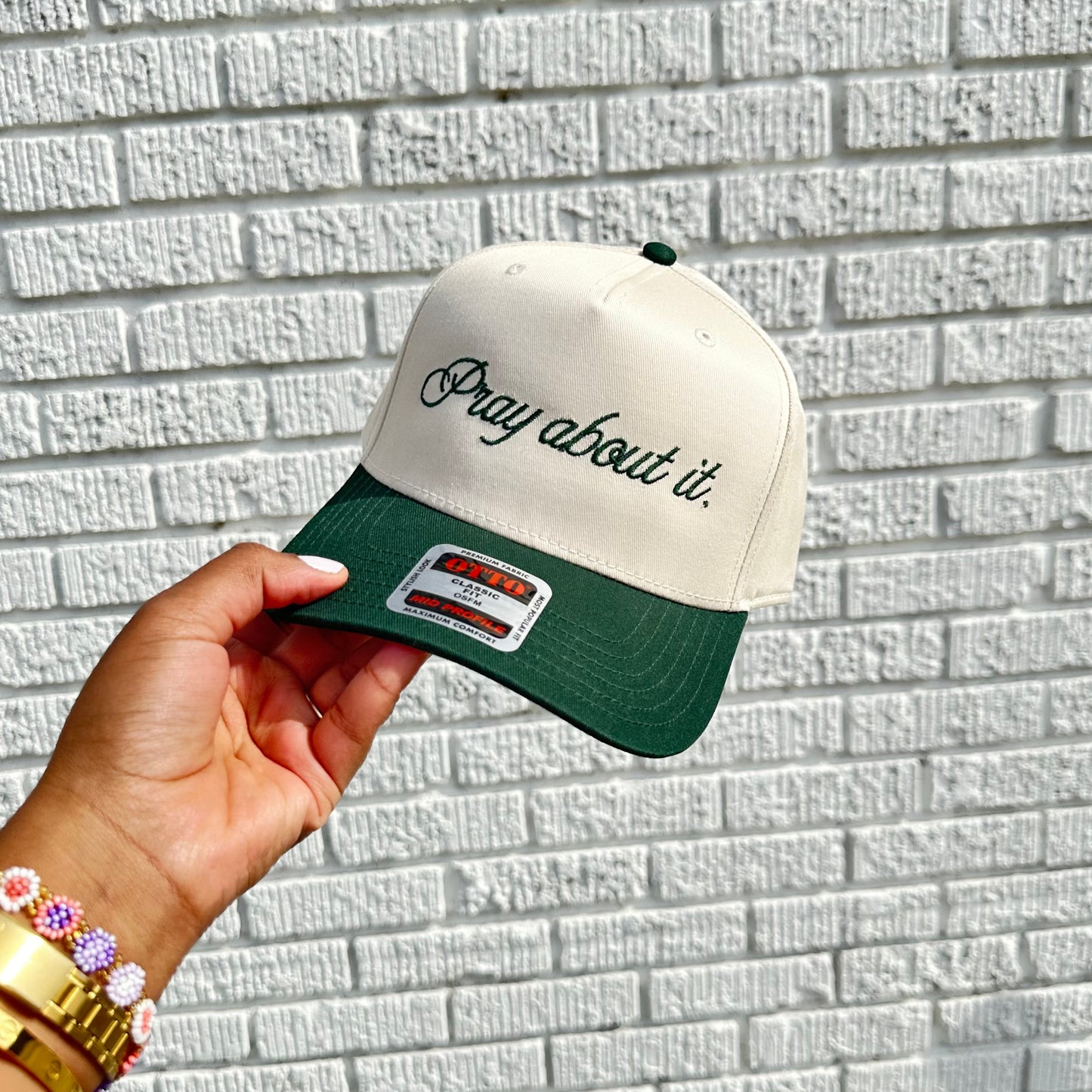 Pray about it. Hat